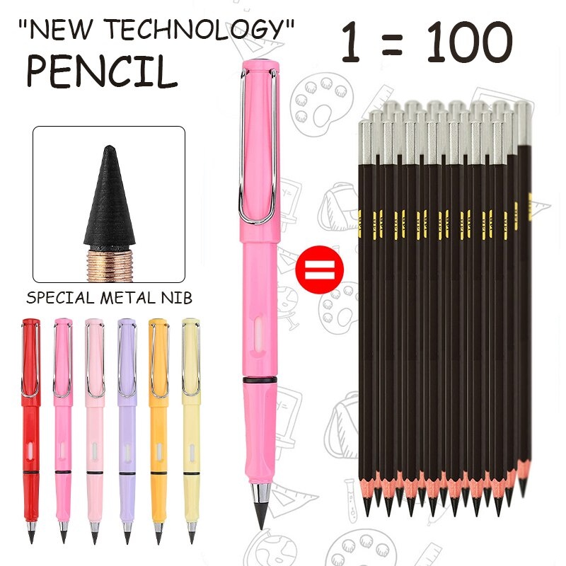 Eternal Pencil Premium / Pensil Eternal Abadi Tak Bisa Habis / Pencil Gambar Teknologi Eternal / PensilTanpa Tinta