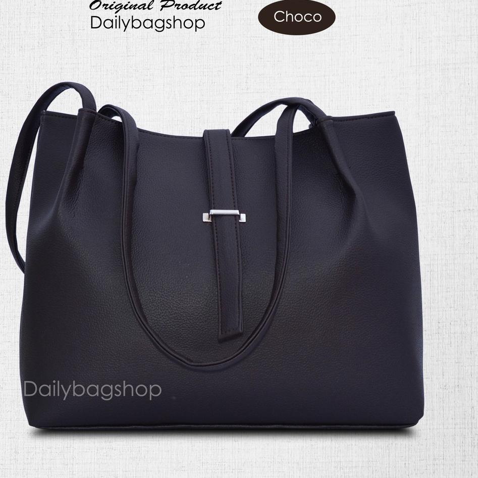 Tas Tote Wanita Remaja Daily Messy Tas Jumbo Kerja Kuliah Ukuran Besar2021 Kulit PU {DMK.18Oc22ᴹ}