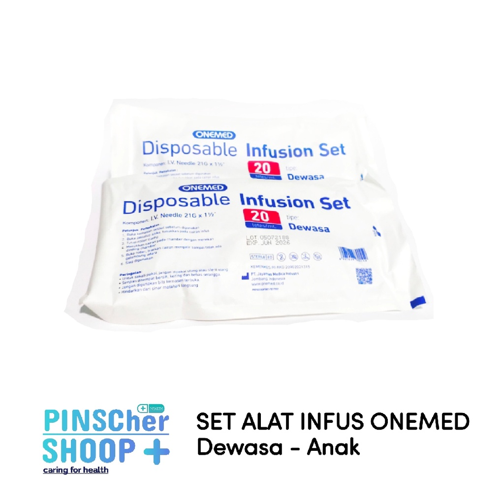 Infuset Dewasa OM Selang Infusion Set / Satuan