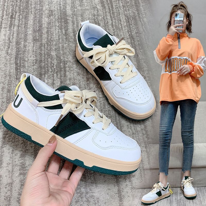 Zealo.Shoes 203 SNEAKER CEWEK WARNA HIJAU SEPATU OLAHRAGA JOGGING SPORT WANITA IMPORT