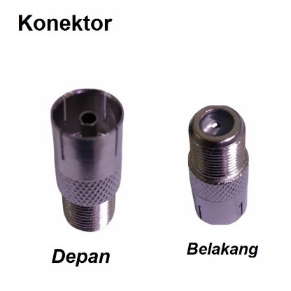 Jack Antena TV F Drat Cewek - Jack F To TV - Konektor TV Female