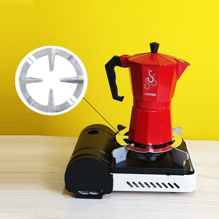 Tatakan Kompor Moka Pot Stand Stovetop Rack Dudukan Teko mini TR01