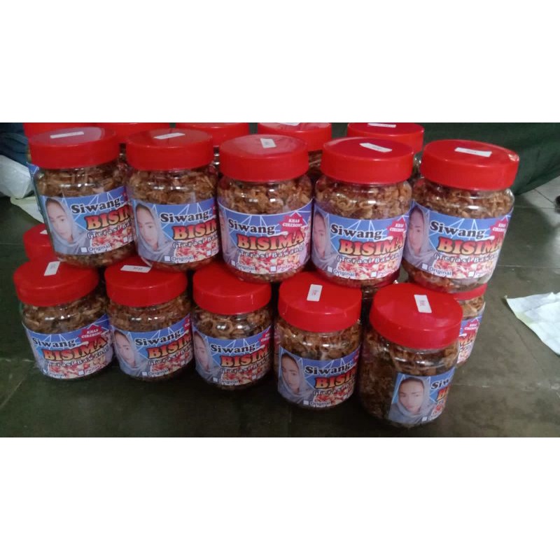 

Snack Bawang Goreng Terasi Siwang Toples 100gr