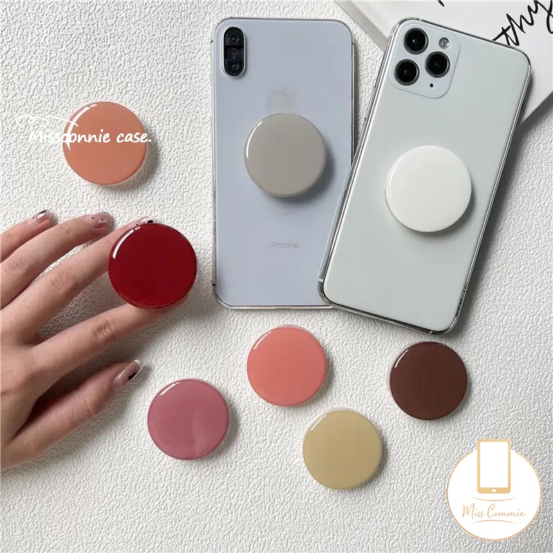 Ins Popsocket Hp Universal Warna Permen Macaron