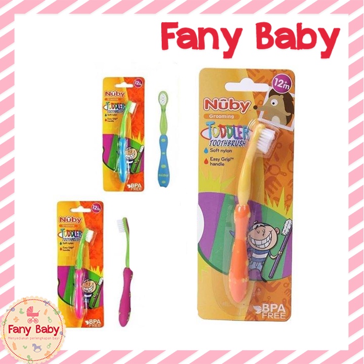 NUBY GROOMING TODDLER TOOTHBRUSH 12M+
