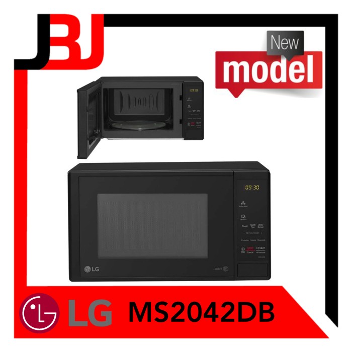 Microwave Lg Microwave Oven 20L Ms2042Db Microwave Lg Low Watt Ms2042 Hitam