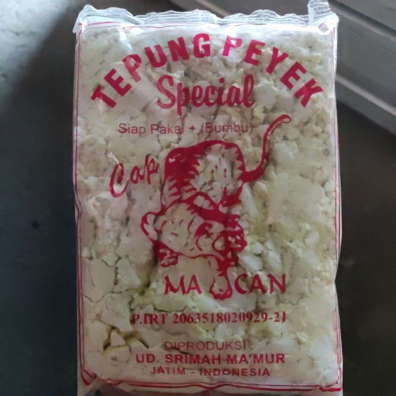 

tepung peyek siap pakai (+bumbu)