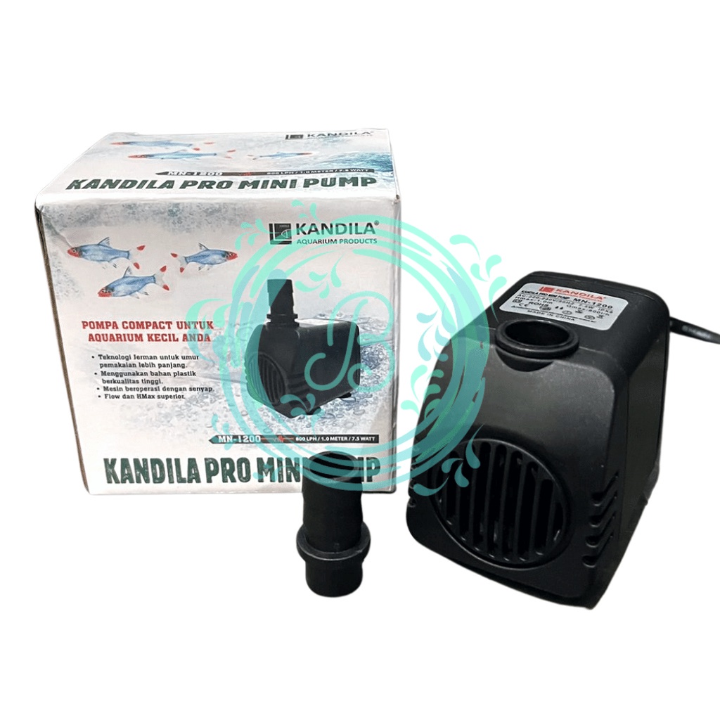 Jual Kandila MN1200 Mini Pro Pump Aquarium Kecil Pompa Air Celup