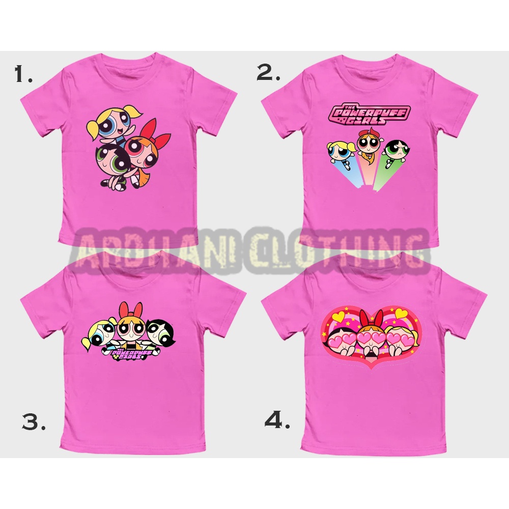 KAOS ANAK THE POWERPUFF GIRLS