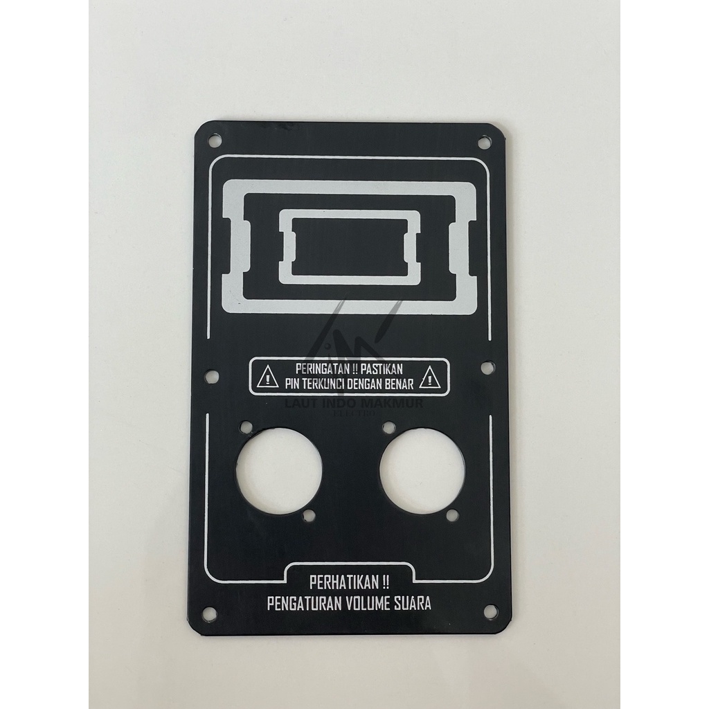 PLAT DUDUKAN TERMINAL SPEAKON TERMINAL SPIKON 2 LUBANG PLAT SPEAKON