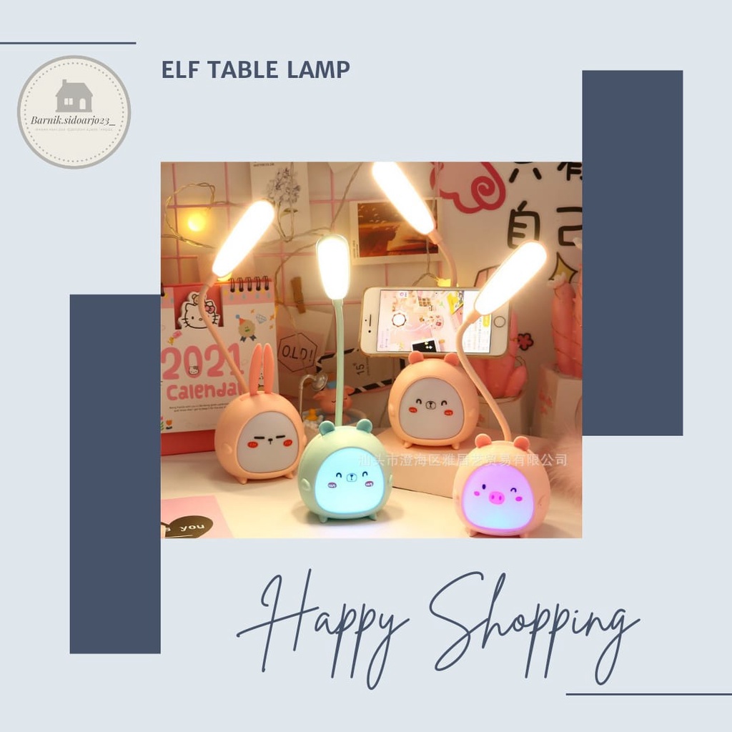 Lampu Belajar Karakter Elf Table Lamp / Lampu Belajar Karakter