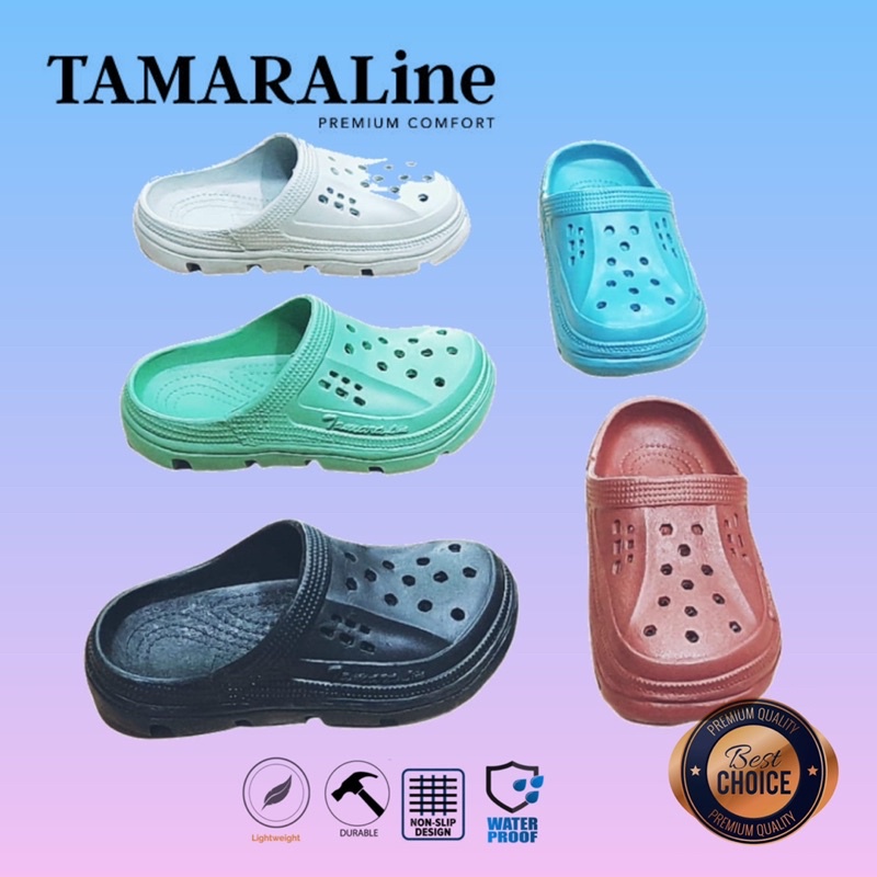 Sepatu Sandal Selop Slide Slip on Karet Anak / Remaja - TAMARALINE 226A / Bahan Premium Lentur Empuk Ringan Kuat Anti Slip Anti Air Model Casual Santai Rumah Outdoor Kamar Mandi  Murah Original