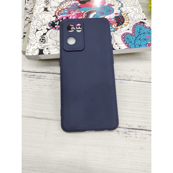 Silvertech Kesing silikon case Oppo Reno 7 5G  Oppo Reno 7 Z 5G Macaron kesing silikon + Pelindung kamera kesing Oppo