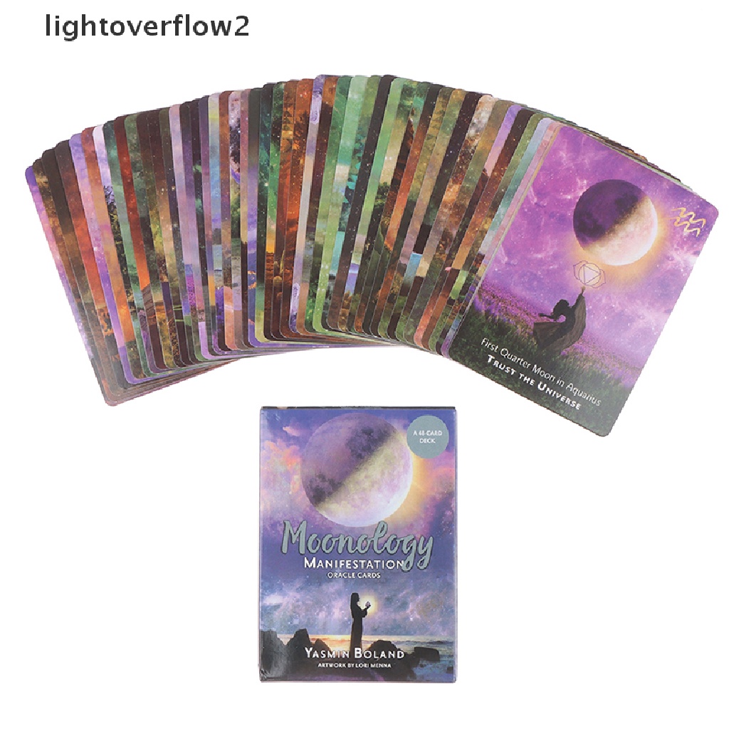 (lightoverflow2) Moonoy Board Game Kartu Tarot Ramalan Untuk Pesta