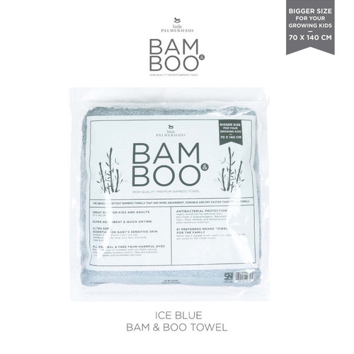 Makassar ! Towel / Handuk Bam &amp; Boo Bamboo Little Palmerhaus Big Size 70 x 140 Cm