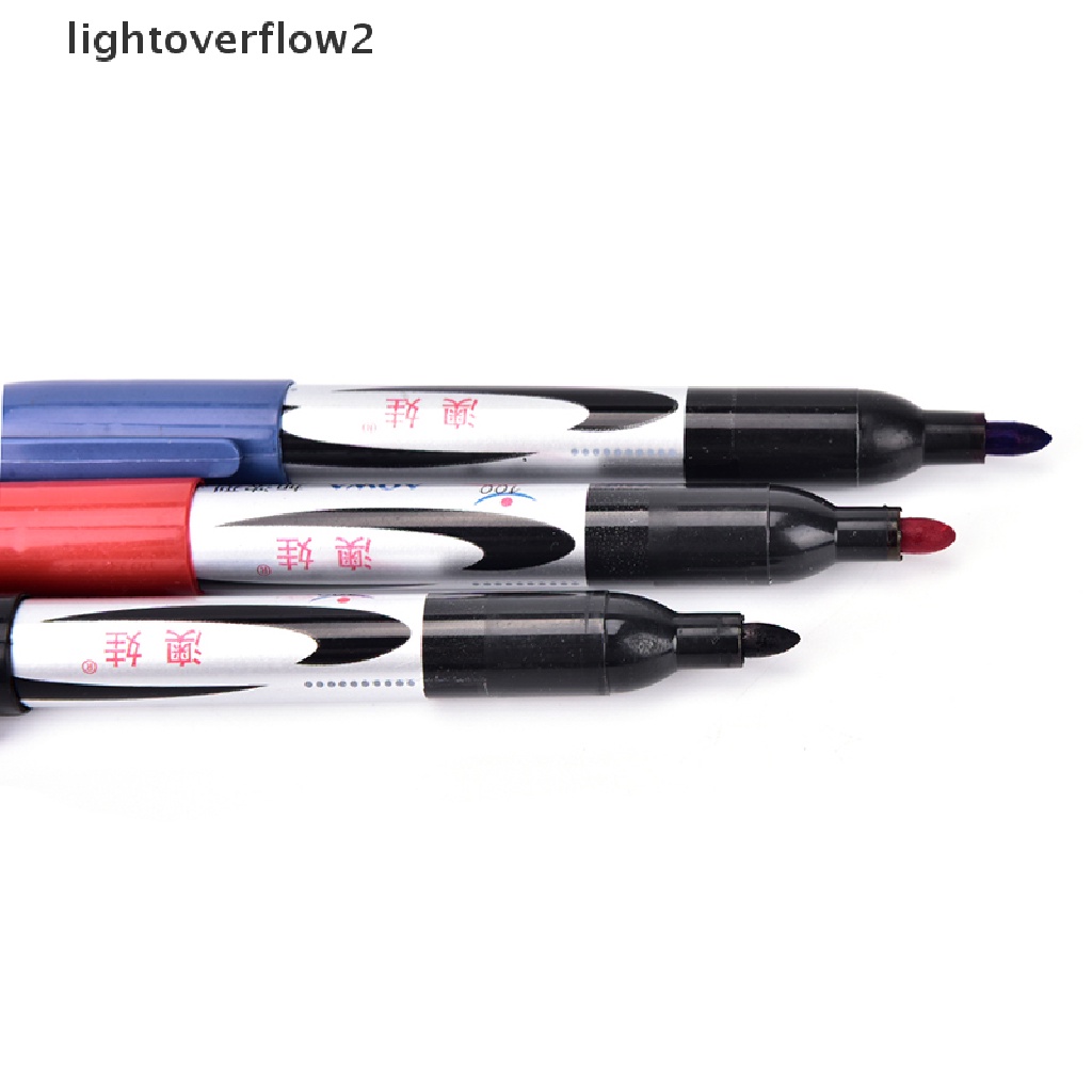 (lightoverflow2) 1pc Spidol Tinta Minyak Ekstra Halus Untuk Perlengkapan Sekolah (ID)