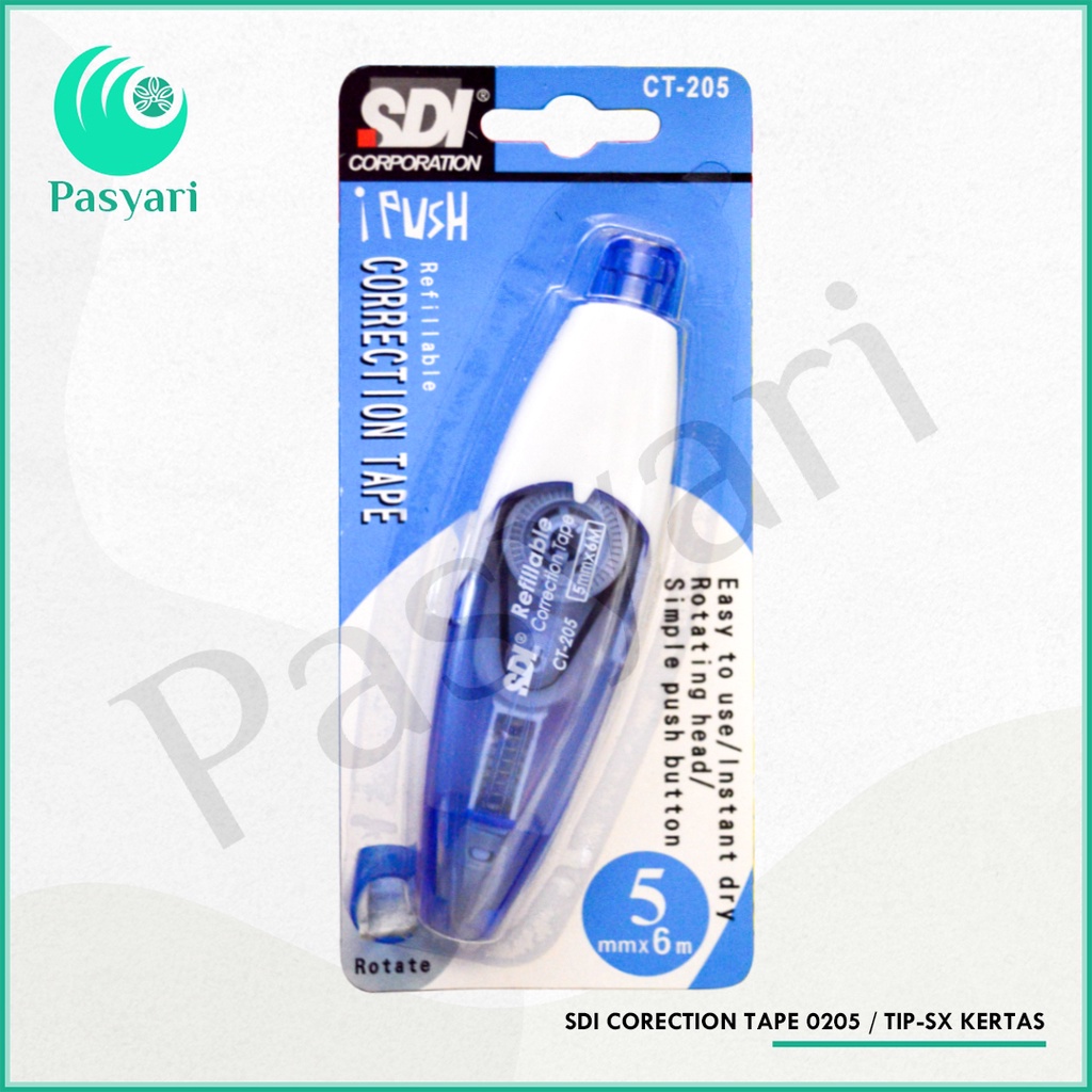 

SDI Corection Tape 0205 / Tip-Sx Kertas