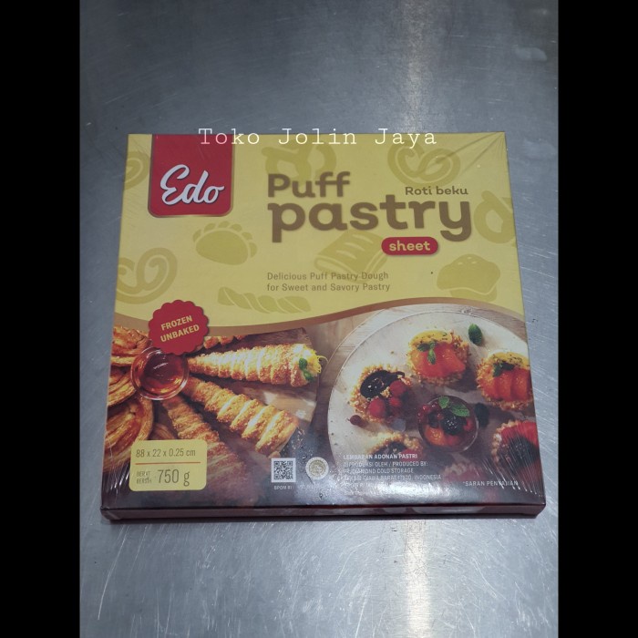 

ORIGINAL MURAH (Khusus Gojek/Grab) Edo puff pastry sheets / kulit pastry