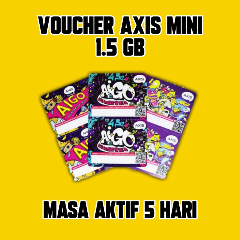 Voucher Axis Aigo 1GB 5 hari