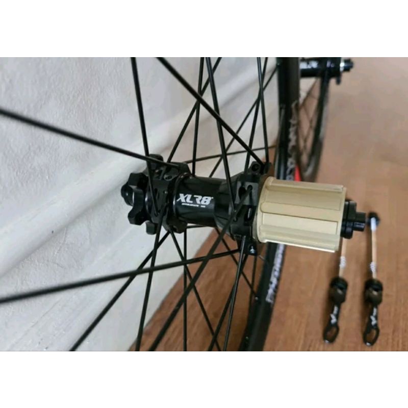 Wheelset Roda Sepeda Lipat Merk XLR8 Size 16 plus Atau 349 Fnhon Gust Disc Brake Cakram