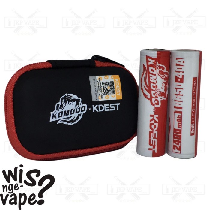 Mantap Battery Komodo X Kdest 18650 2400Mah 40A Authentic Gilaa