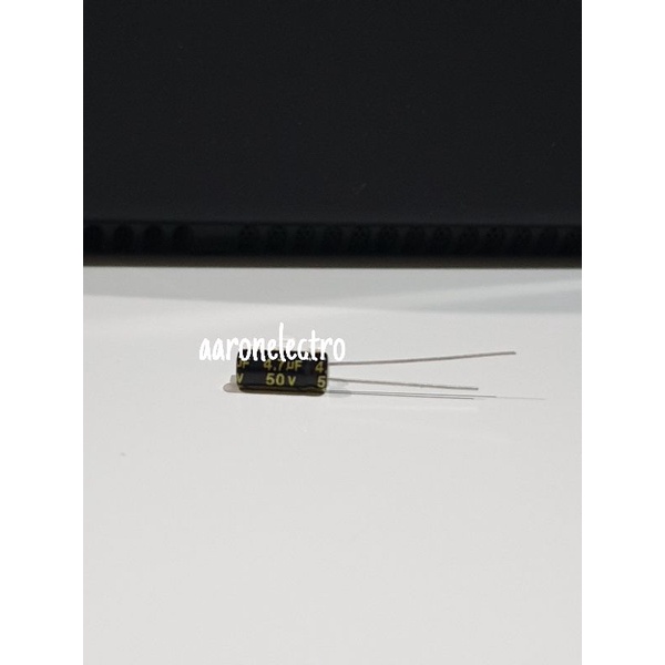 (PER 10 PCS) Elco 4.7UF 50V Elko 4,7UF 50V 4.7 UF 50 V 4,7 UF 50 V MAX FULL