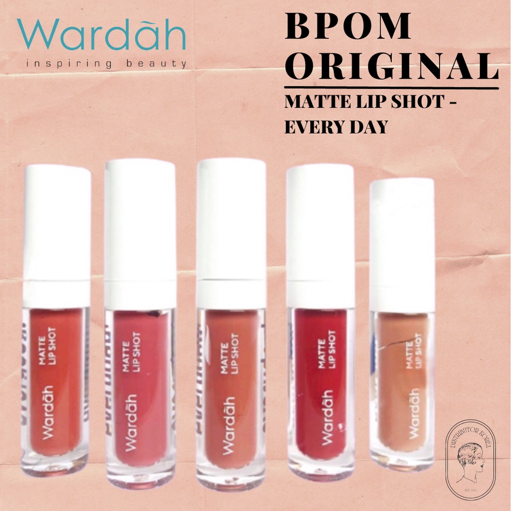 (COD) WARDAH EVERYDAY WARDAH MATTE LIP SHOT, MATTE LIP SHOT WARDAH,MATTE LIPSTIK WARDAH,WARDAH LIP C