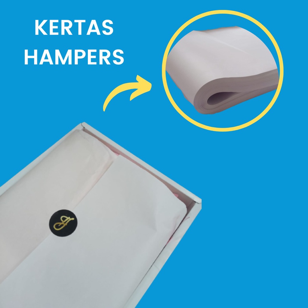 

(Minimal order 10 lembar) Kertas Bungkus Packing Hampers Wrapping Bahan Doorslag Kemasan Untuk Packaging