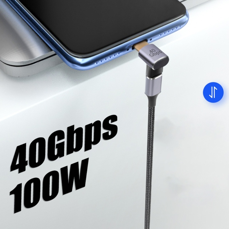 Adaptor Konverter OTG Usb 4.0 Tipe C Male Female Male 40Gbps Transmisi Kecepatan Tinggi 8K 60Hz