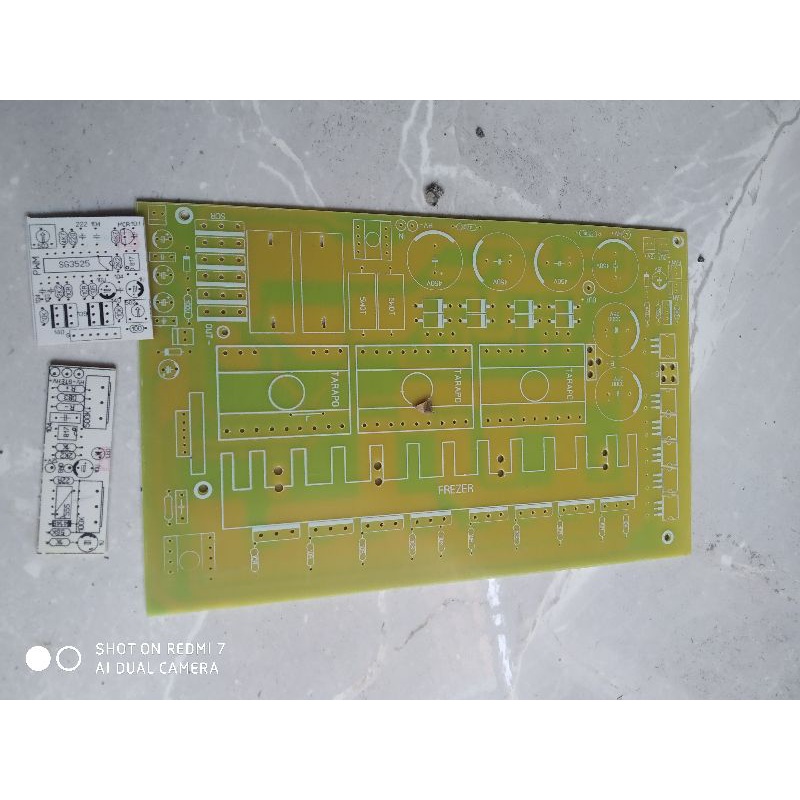 pcb setrum 8 fet dobel trafo