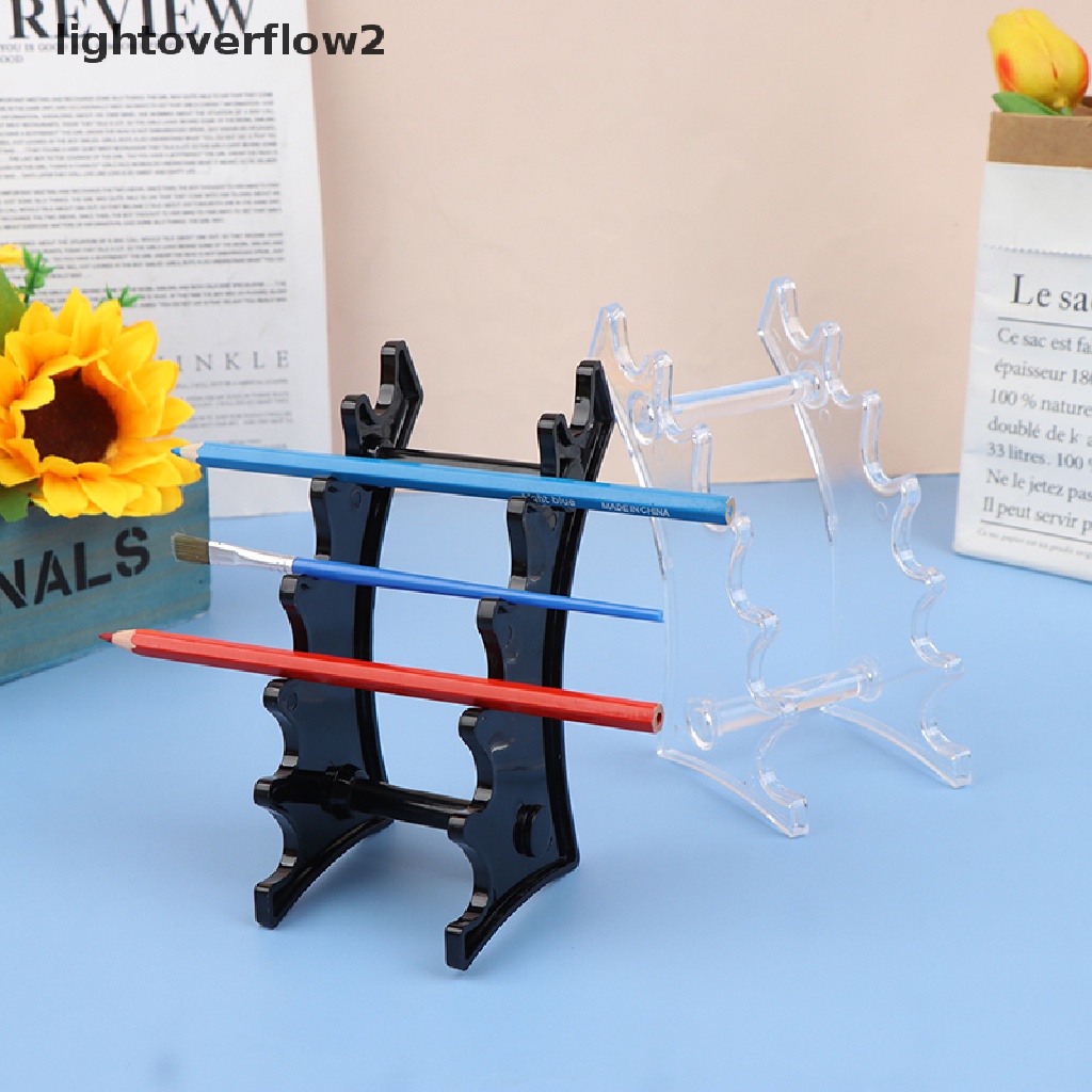 (lightoverflow2) 1 Set Stand Display Holder Brush Makeup / Kosmetik / Manicure / Nail Art