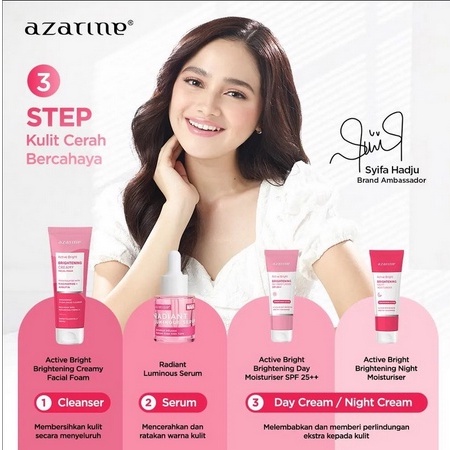 ❤️GROSIR❤️TERMURAH❤️AZARINE ACTIVE BRIGHTENING II EASY WHITE WHITENING SERIES