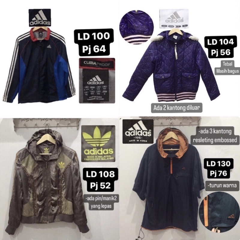 Jaket Adidas preloved