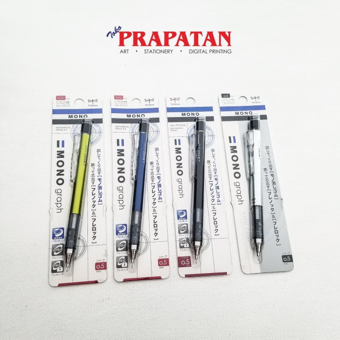

Tombow Monograph Mechanical Pencil 0.5mm / Pensil Mekanik - Blue AND27