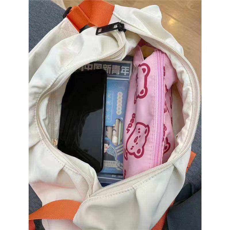 tas kanvas jepang tas korean style kanvas en ji tas wanita tas harajuku crossbody bag tas kanvas jepangↂ☼Tas kurir nilon berkualitas tinggi tas komuter kelas siswa berkapasitas besar tas kanvas kebugaran tas pangsit olahraga