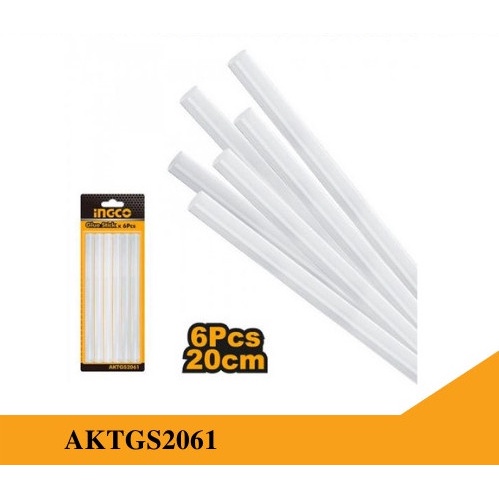 

Ingco AKTGS2061 Glue Gun Stick 6 Pcs 20cm Refill Isi Lem Tembak AKTGS 2061