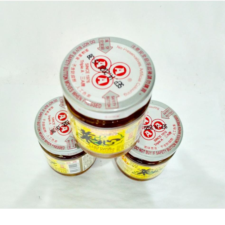 

KodeAa1A9--Acar Selada AAA Brand pickled Lettuce 180gr