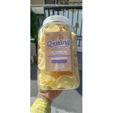 

Qritang Keripik Kentang Rasa BBQ non MSG