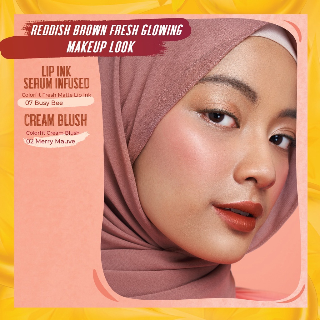 Wardah Colorfit Cream Blush / Blush On Creamy Powdery