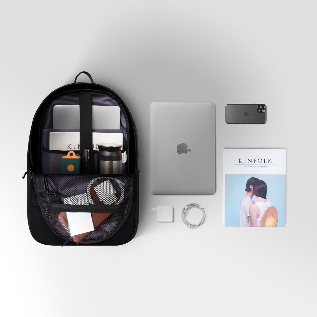TWOSTRAP Tas Ransel Water Resistant Laptop 15.6 Inch Keperluan Backpack Sekolah dan Kuliah Wanita Pria Vecta 2.0