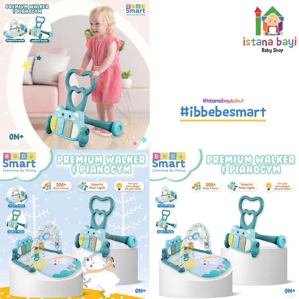 Babe Smart Premium Walker &amp; Pianogym / Dorongan Bayi