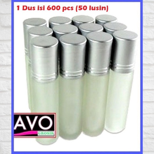 Botol parfum Roll on Dove Silver 8 ml Harga Grosir per dus termurah