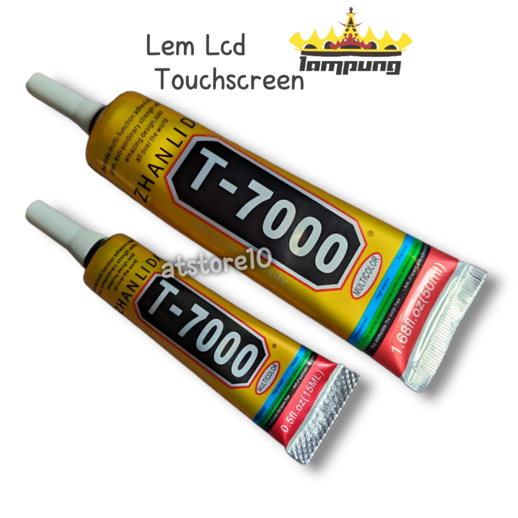 LEM LCD HANDPHONE T7000 B7000 HITAM BENING LEM T-7000 B-7000