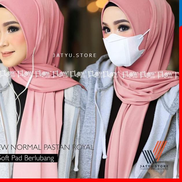 Diskon✔️Hijab PASTAN PASHMINA INSTAN ROYAL New Normal Variasi Lubang Telinga Jilbab Jibab Jilbap Hij