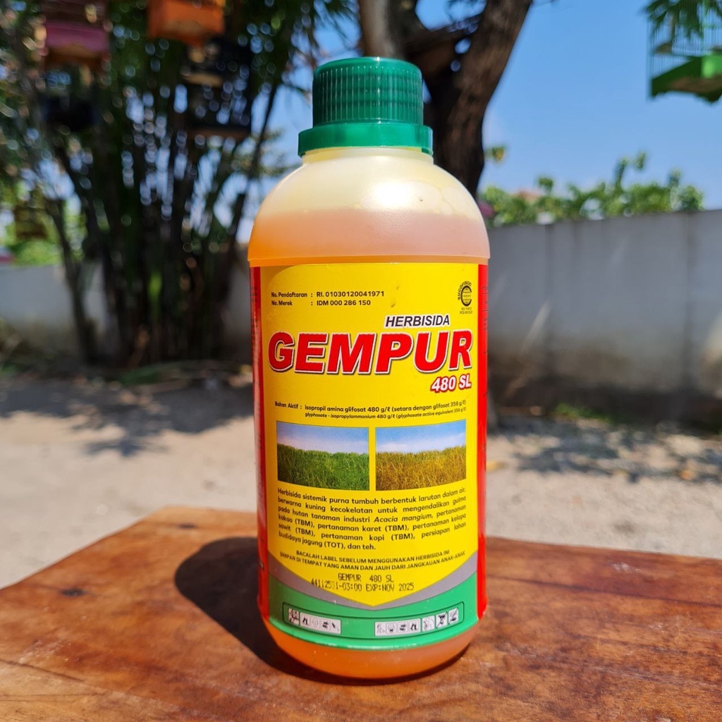 GEMPUR 480SL OBAT PEMBASMI RUMPUT LIAR DIJAMIN AMPUH TERLARIS TERMURAH COD GRATIS ONGKIR