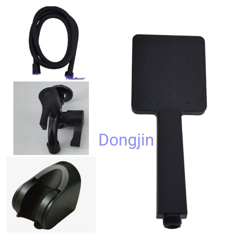 Paket Komplit Hand Shower Set hitam /Paket Shower Mandi