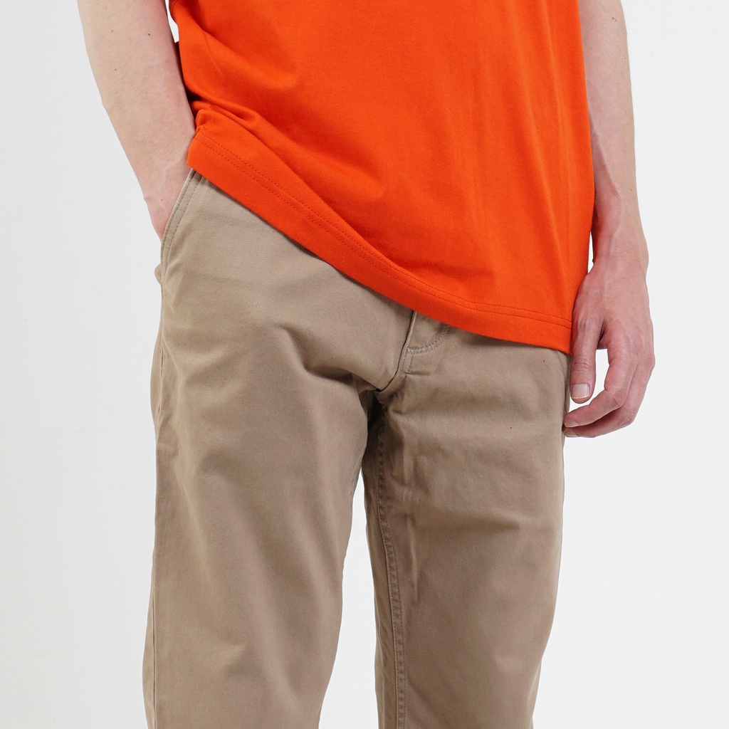 Celana Chino Panjang Streetch Pria MGee 3451C Original - Forza S C010 Light Khaky