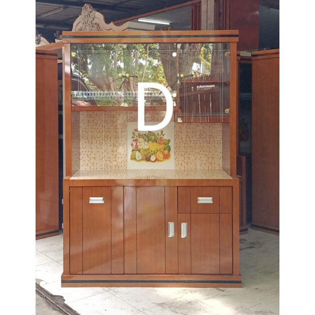 Lemari Dapur Rak Sayur 3 Pintu nadera natural (bekasi)