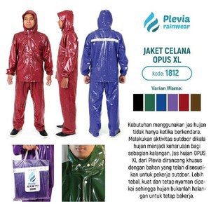 IDOLAKU Jas Huja Plevia Opus XL 1812 Karet Jas Hujan - Plevia Semarang