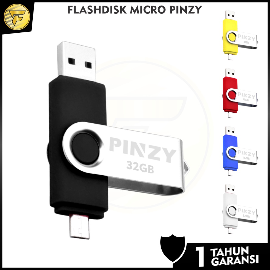 Flashdisk OTG PINZY micro USB 2.0/3.0 Flash Drive 4GB-8GB-16GB-32GB flash disk original